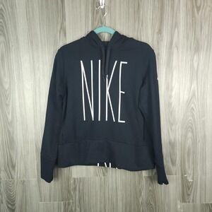Nike Dri-Fit Brushed Back Graphic Hooded Fleece Sweatshirt Sz M
